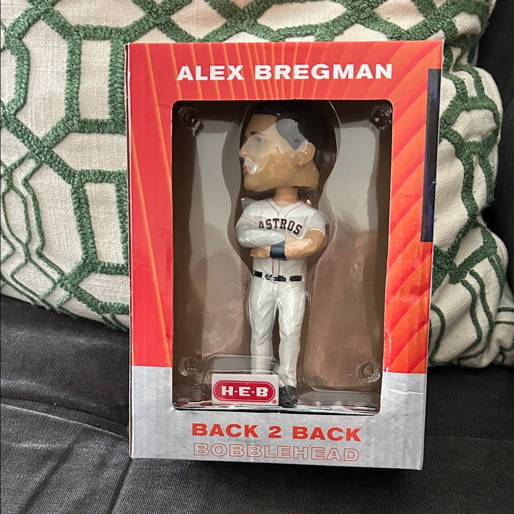 Astros Bobblehead Figurine Alex Bergman back to back